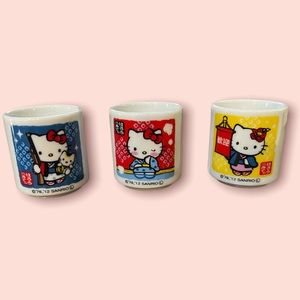 Sanrio Hello Kitty Ceramic Sake Cup Set